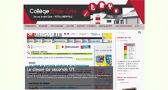 Desktop Screenshot of emile-zola-giberville.fr